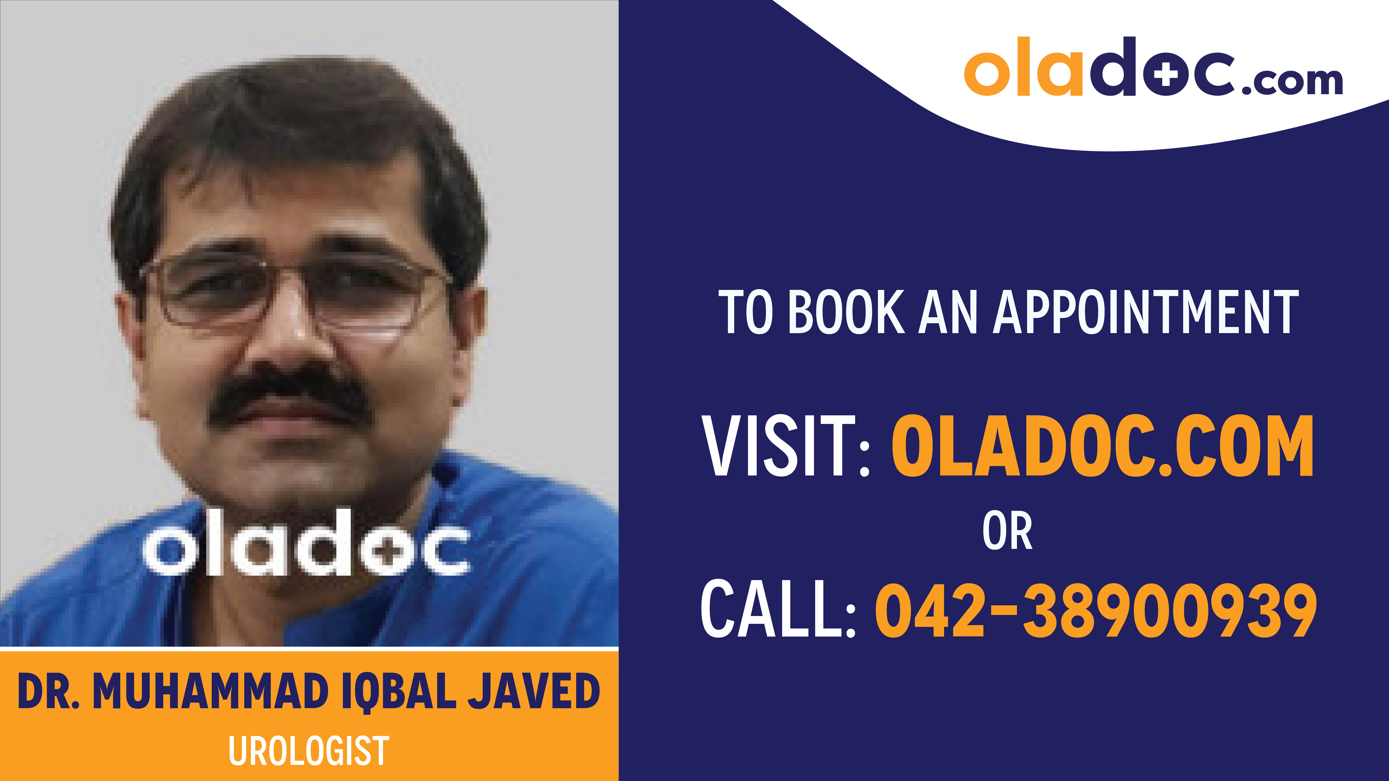 Book appointment with Dr.Muhammad Iqbal Javed-best Urologist in Multan